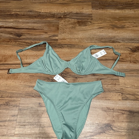 Hollister Swim Hollister Sage Green Bikini Set Poshmark